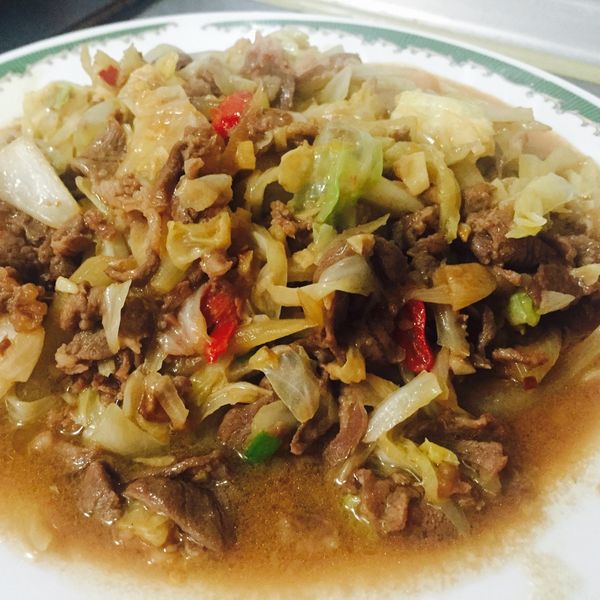 [提姆士食譜] 百元快炒 - 蔥爆羊肉 : 孃孃一起做