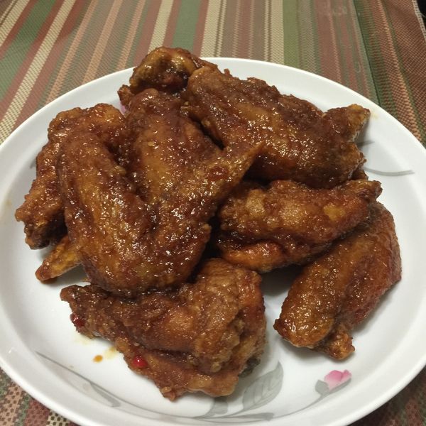 韓式大蒜香炸雞翅：Kate Liao 一起做