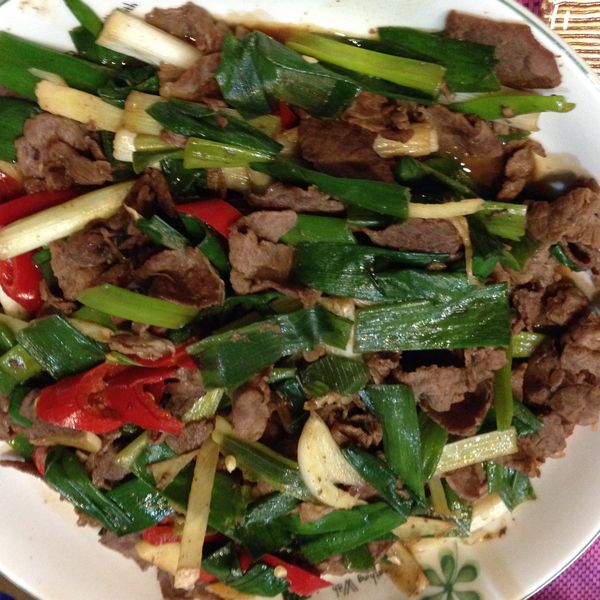 蔥爆牛肉：Joanna 一起做
