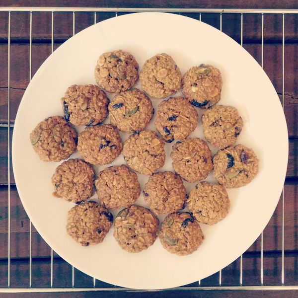 ｛Cookie Time｝健康良伴葡萄燕麥餅乾 : 黃昱軒一起做