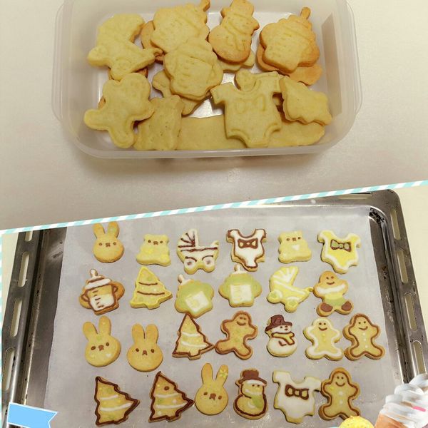 簡易餅乾 : 宮雨欣一起做