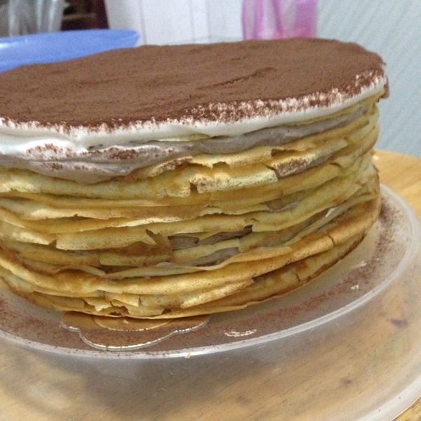 可可千層派「免烤箱」 : Nini Chou一起做