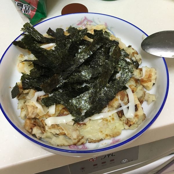 素食大阪燒：Olivia 一起做