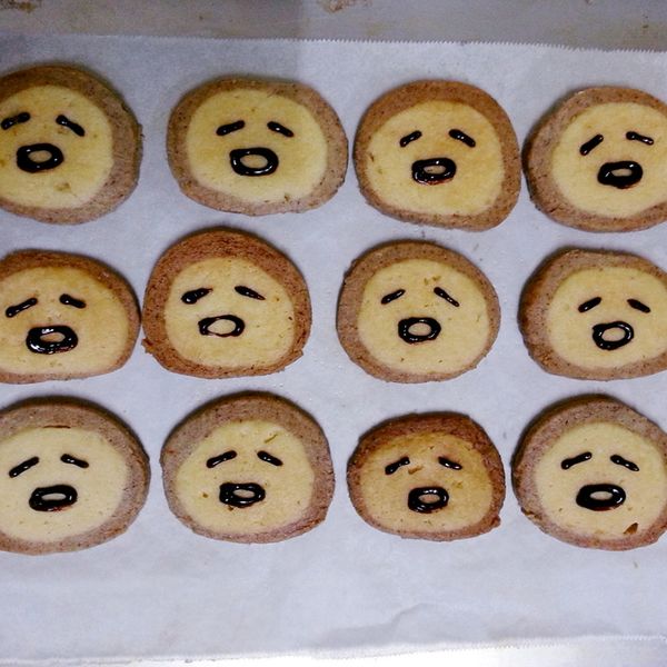 🍳蛋黃哥造型餅乾🍳：廖曉筑 一起做