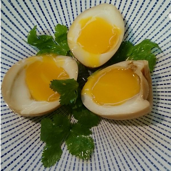 煙熏糖心蛋 : 雪倫食作一起做