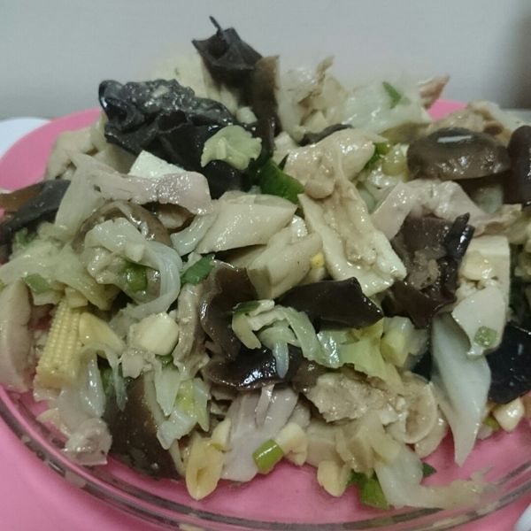 鹽水雞(鹹水雞) : 溜小魚一起做