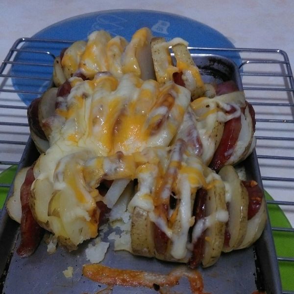 【焗烤香腸馬鈴薯】黑橋牌香腸 : 身為一個吃貨的幸福一起做