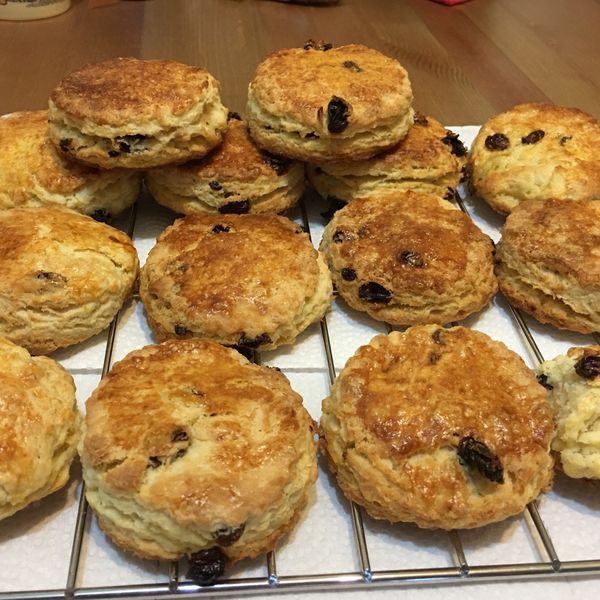 葡萄乾司康 : ivy一起做
