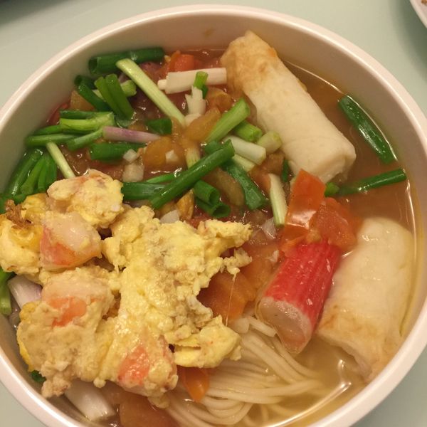 番茄雞蛋麵 : Cici的安利皇后鍋廚房一起做