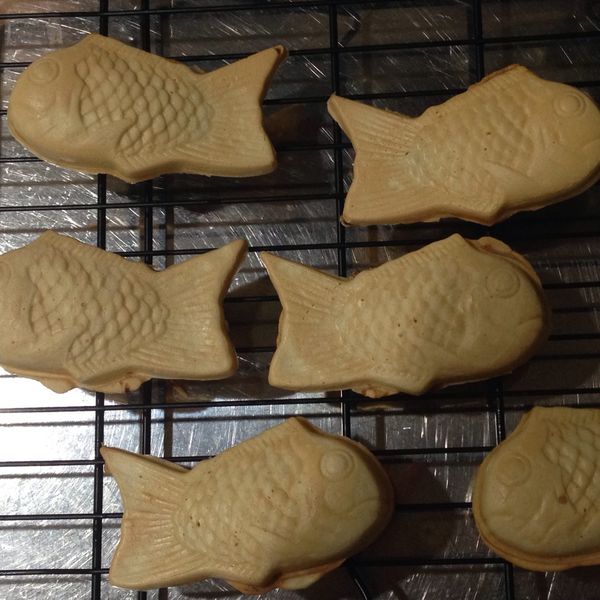 Vitantonio-蜜紅豆鯛魚燒♥!! : 米豆米豆一起做