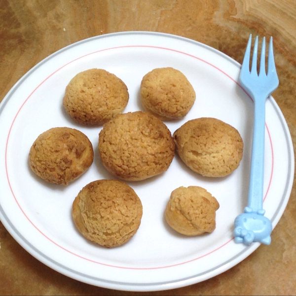 檸香菠蘿泡芙：鶴寶愛料理 一起做