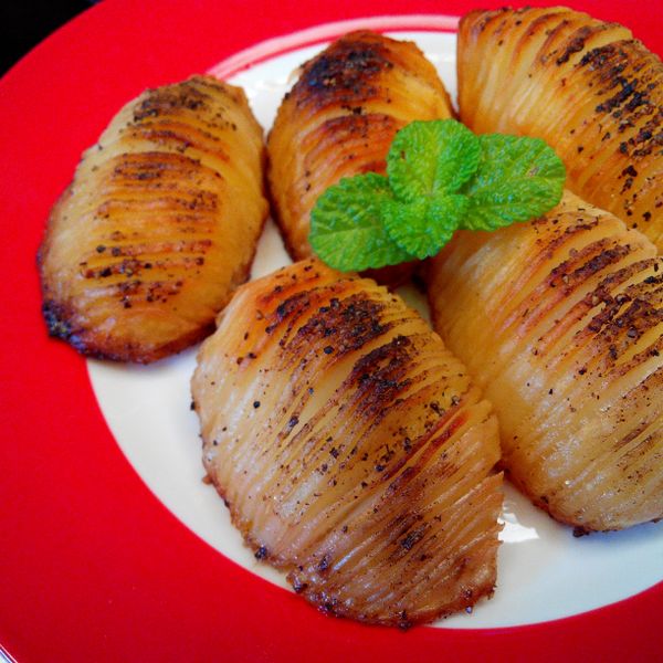 烤馬鈴薯(手風琴馬鈴薯) : 玫*懶人廚房一起做