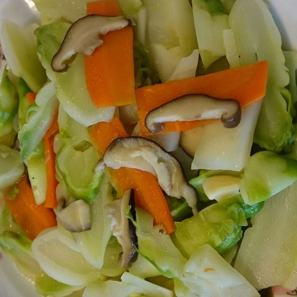 鮮菇炒娃娃菜@美麗人妻Selina Wu : Ting Ren Wang一起做