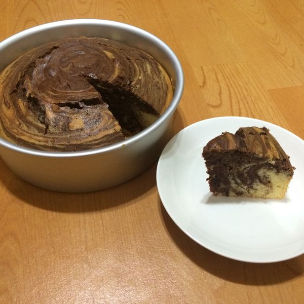 巧克力大理石紋磅蛋糕［明治巧克力］ : 曾宜萱一起做