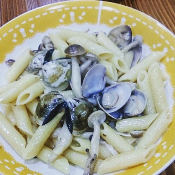 白酒蛤蜊義大利麵:吳佳穎 一起做