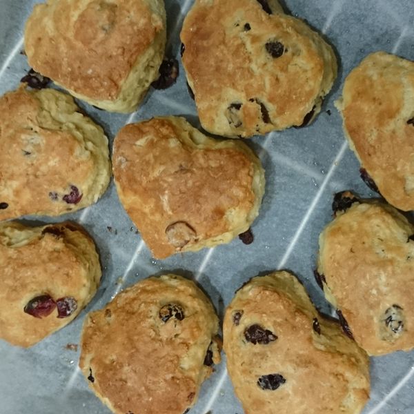 蔓越莓優格司康 : Janice Chen一起做