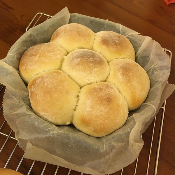 超鬆軟煉乳餐包 : Vivian一起做