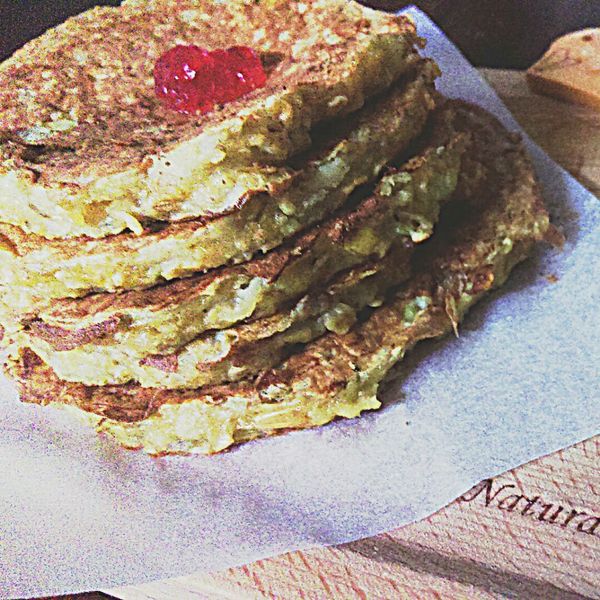 燕麥香蕉Pancake[無油/麵粉/糖] : 唐語謙一起做