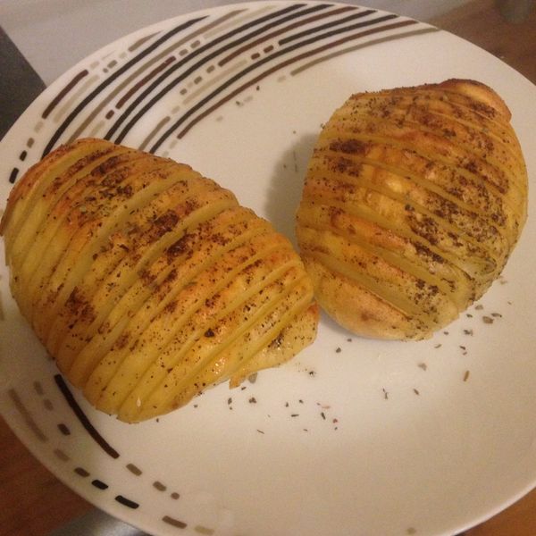 烤馬鈴薯(手風琴馬鈴薯)：Luis Lo 一起做