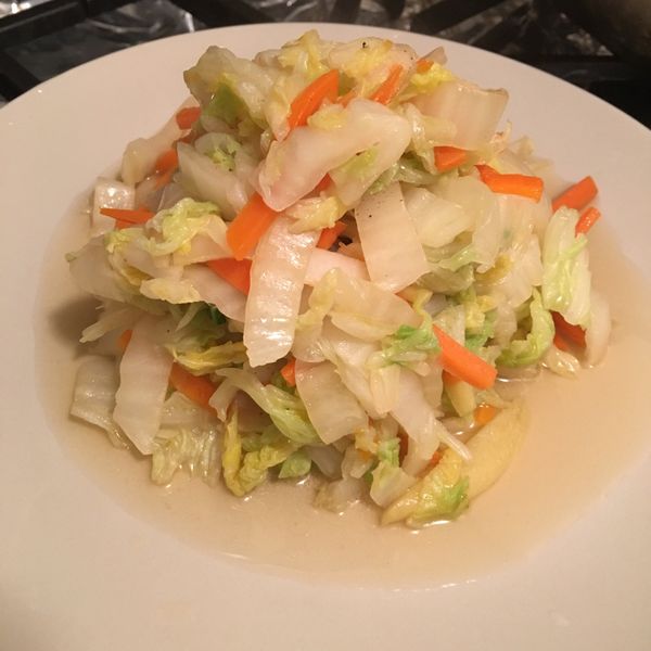 清炒大白菜(奶油白菜)：愛麗絲 一起做