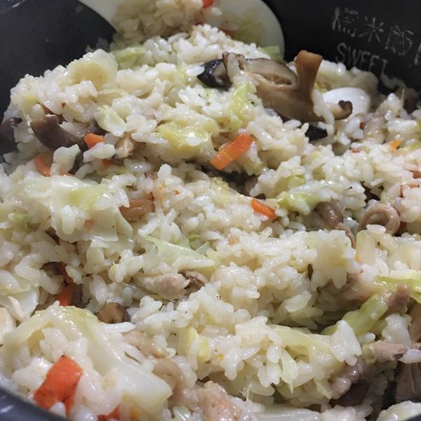 高麗菜飯：Yee Ling Huang 一起做