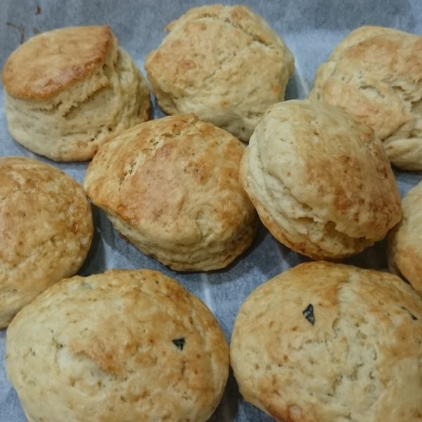 司康：抹茶與原味 : Janice Chen一起做