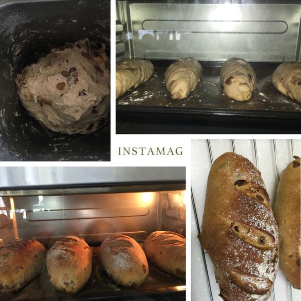 酒香桂圓核桃麵包：李佳雯 一起做