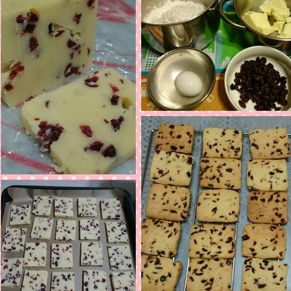 蔓越莓奶油餅乾 : Wan Chen Cho一起做
