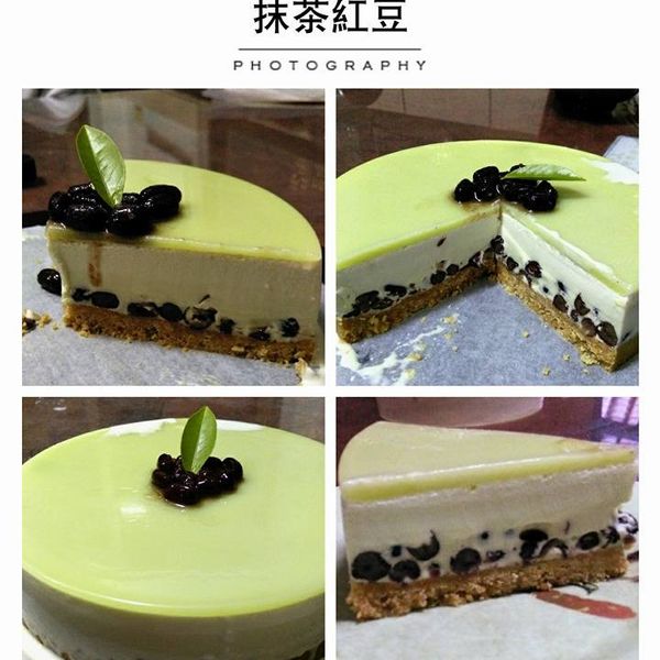 抹茶紅豆慕斯：茹 一起做