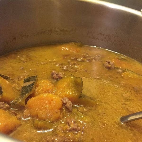 秋日料理—肉末南瓜煮：Eva Ho 一起做