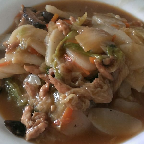 炒寧波年糕 : Wendy Liou一起做