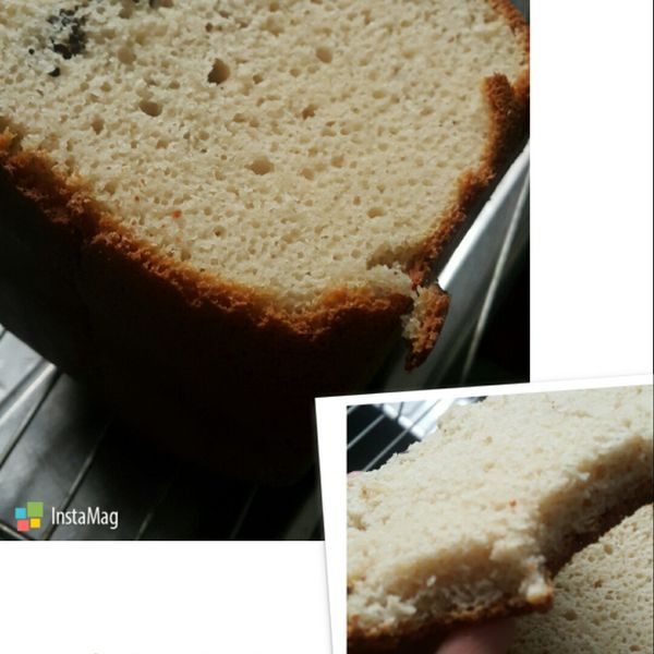 不加一顆麵粉★米吐司★麥麩過敏也能吃麵包 : 高櫻芬一起做