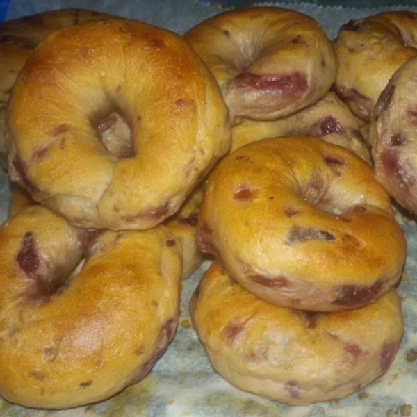 草莓優酪乳貝果 : 闕玟慧一起做