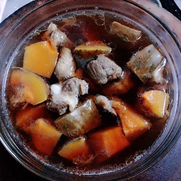 南瓜燉肉_電鍋料理 : 蔡柔倩一起做