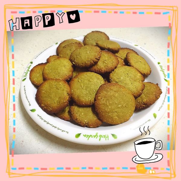 超健康～橄欖油芝麻麥片餅乾：包包 一起做