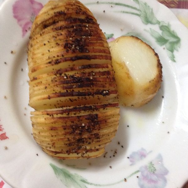 烤馬鈴薯(手風琴馬鈴薯)：begg 一起做