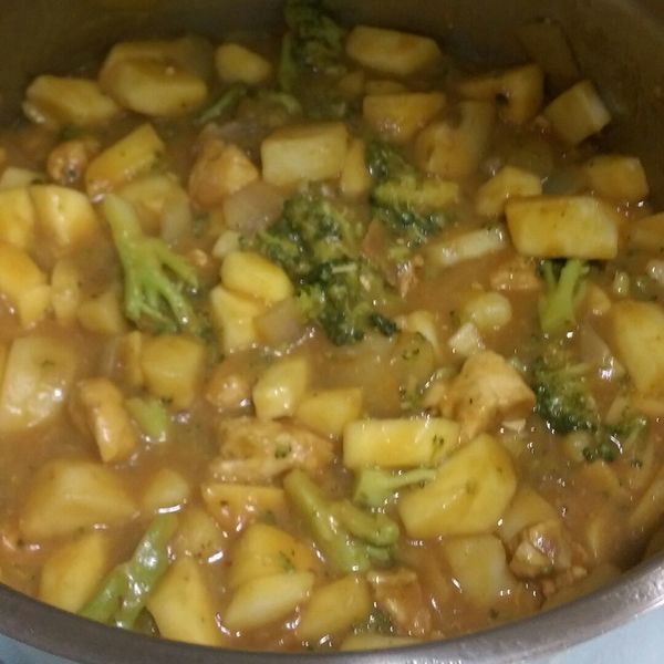 佛蒙特蘋果咖哩雞：芸茜 一起做