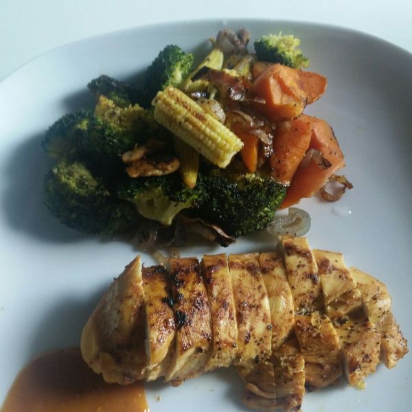 低脂蜂蜜檸檬烤雞胸 : kumi一起做