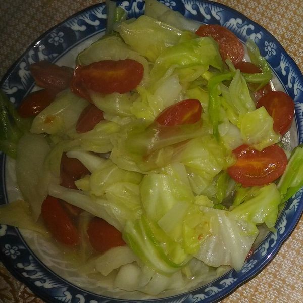 番茄高麗菜 : 潔兒一起做