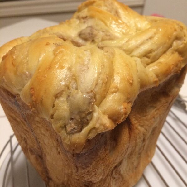 芋泥吐司【Panasonic製麵包機】：Nora Yen 一起做