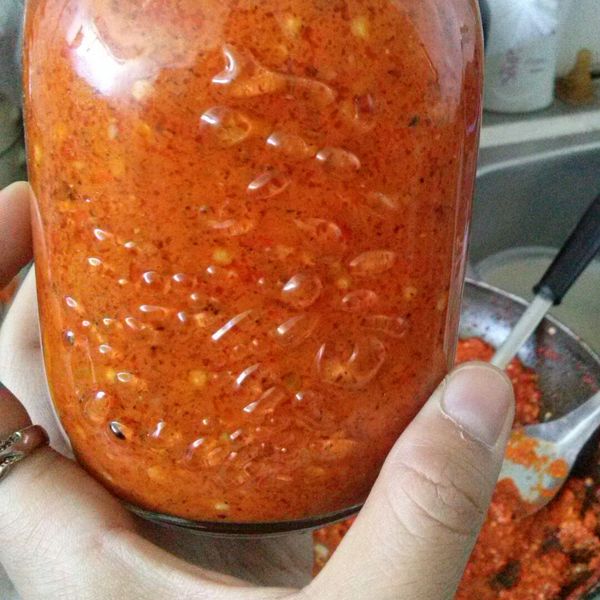 蒜蓉辣椒醬：Angela Kao 一起做