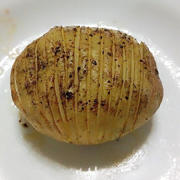 烤馬鈴薯(手風琴馬鈴薯)：Show Yen 一起做