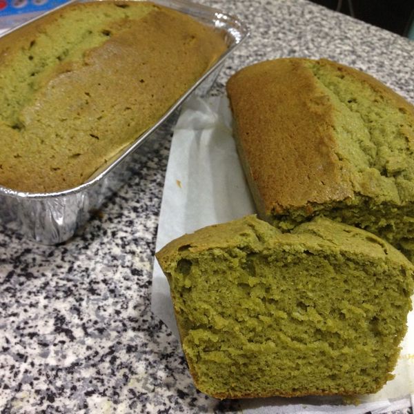 抹茶白巧克力法式磅蛋糕：Bella 一起做