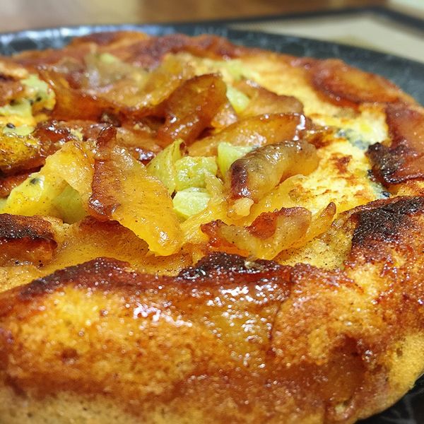 焦糖蘋果鬆餅：Jasmine Lian 一起做