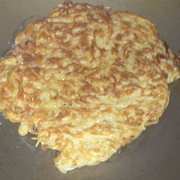 素食 茶油麵線煎 : Yu Sam Lin一起做