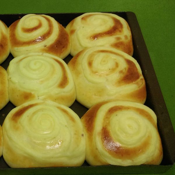 卡士達醬(克林姆)麵包 : 淑芬一起做