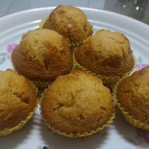 鬆餅粉做蜂蜜杯子蛋糕 : Yuli Chen一起做