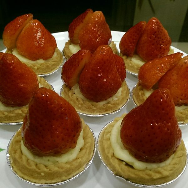 草莓塔 : 詹文文一起做