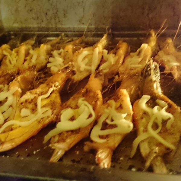 香蒜奶油焗烤蝦 : Jaling Liu一起做