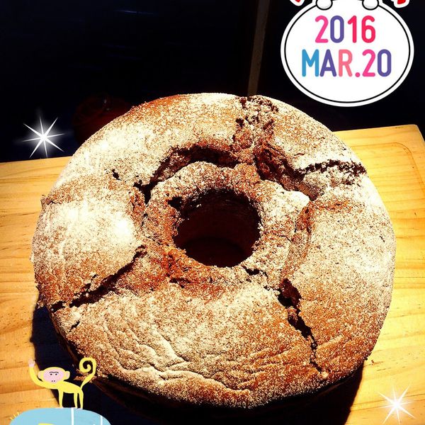 巧克力戚風蛋糕：Florence Chen 一起做